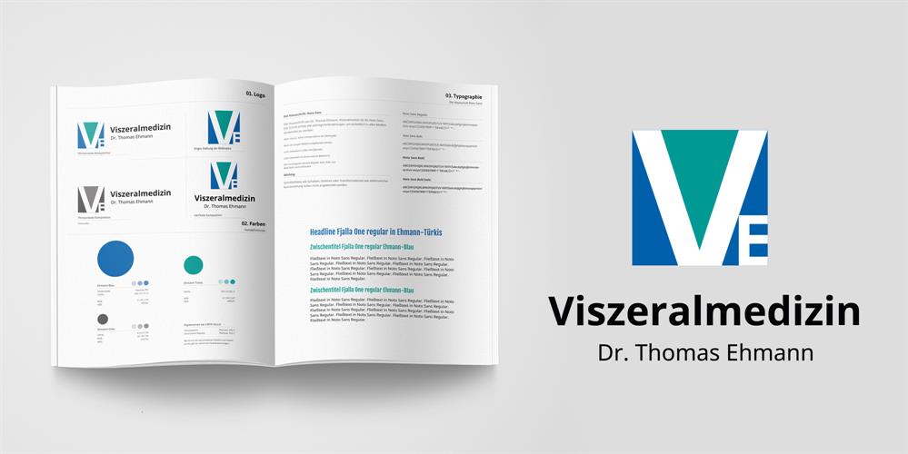 Viszeralmedizin Dr. T. Ehmann | Logodesign & Mini Corporate Design