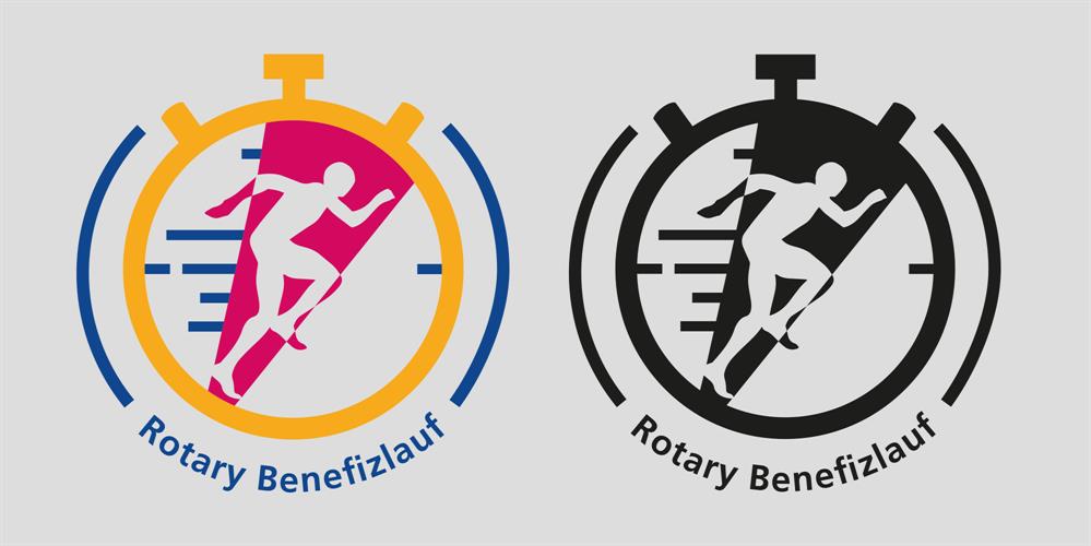 Rotary Benefizlauf Velbert | Logodesign